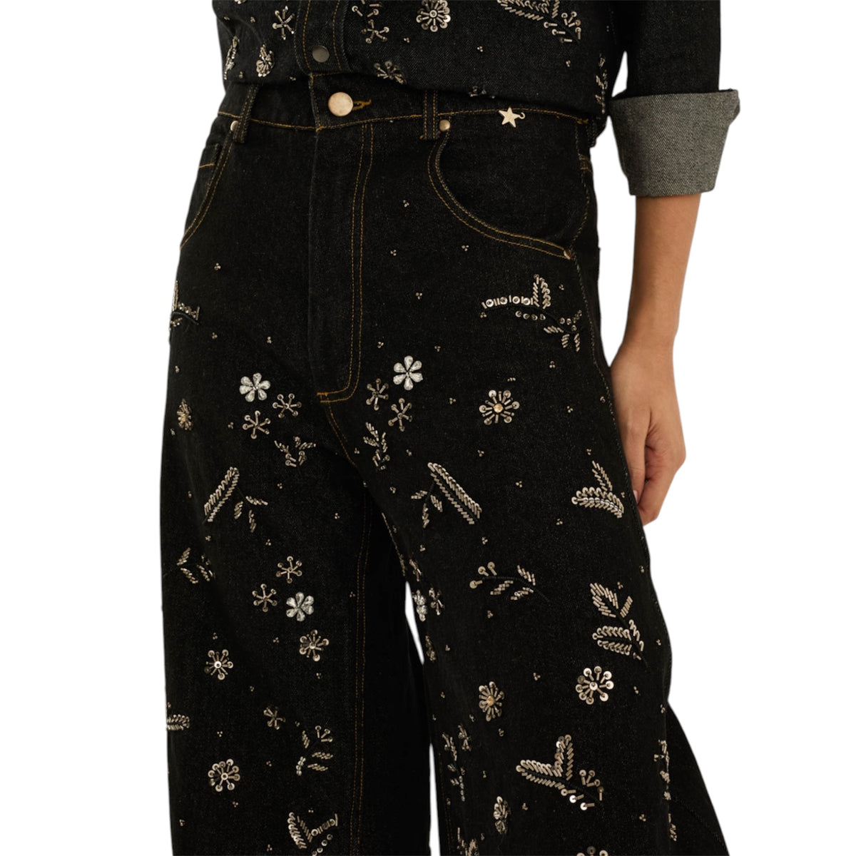 Souvenir jeans con strass
