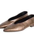 Ovye ballerina a punta laminata bronzo