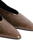 Ovye ballerina a punta laminata bronzo