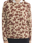 NiceThings maglia girocollo fiorata