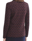 NiceThings blazer in maglia jacquard fiori