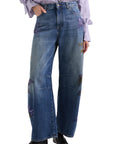 Alessia Santi jeans barrel con disegni
