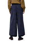 Neirami pantalone in flanella tartan