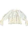 Philia Loft blusa con applicazioni in pizzo