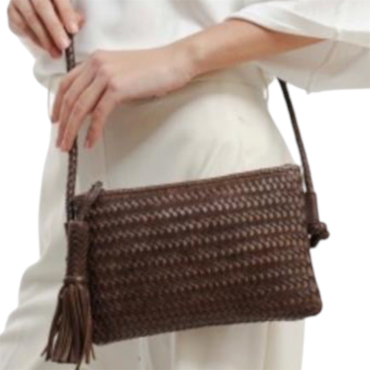 BIBA Perkins Mini Leather Crossbody Bag