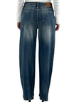 Philia Loft Jeans wide leg con strass