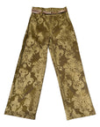 Philia Loft pantalone in velluto damascato