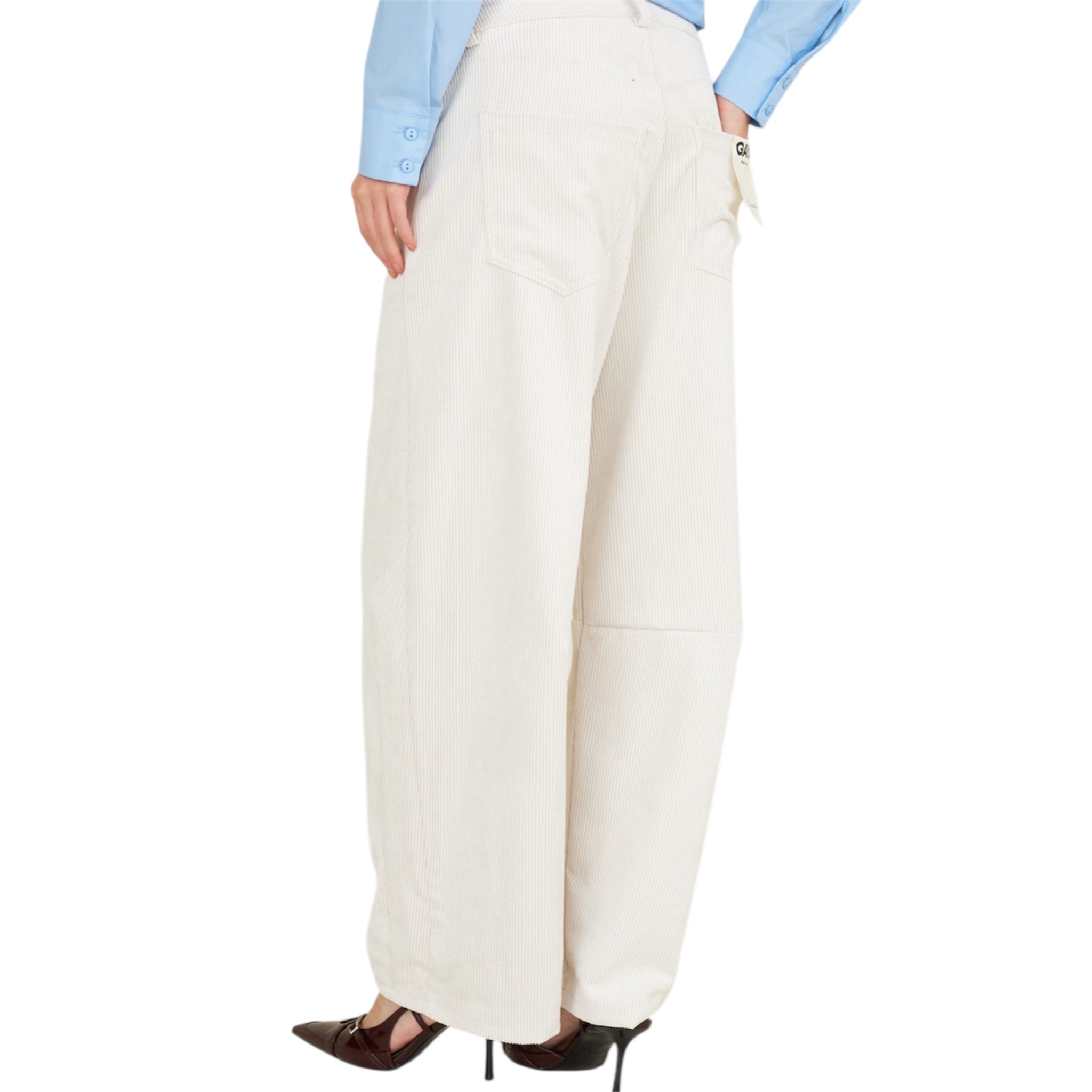 Souvenir pantalone GAYA in velluto millerighe