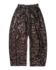 Motel pantalone barrel in micro paiettes