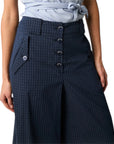 Alessia Santi pantaloni palazzo check