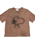 Souvenir T-shirt snoopy con scarabocchi