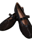 Ovye ballerina a rete con strass