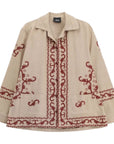 Dixie giacca camicia con motivi ricamati