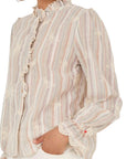 Souvenir camicia fantasia baiadera con ricami