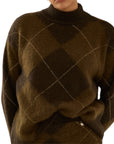 Souvenir maglia lupetto a rombi