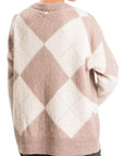 Souvenir cardigan a rombi