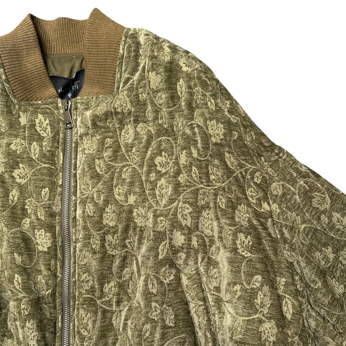Philia Loft bomber in velluto ricamato