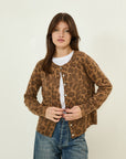 SOUVENIR cardigan animalier