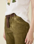 Souvenir pantalone a zampa delavato