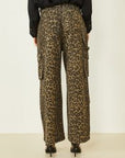 SOUVENIR Pantalone cargo animalier in cotone